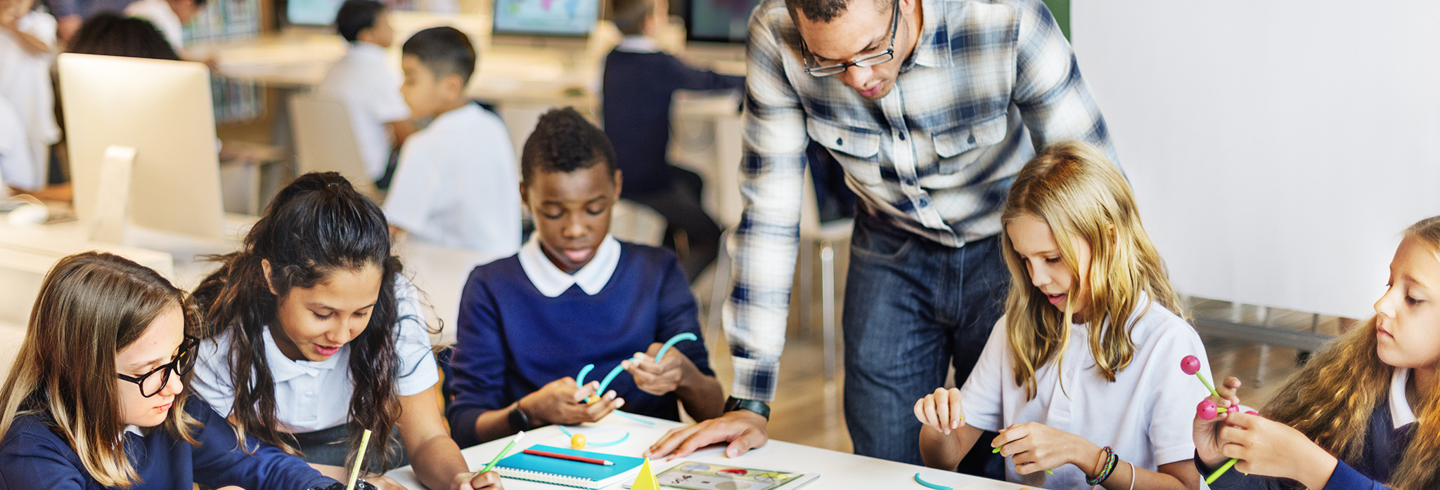 06042022 Teacher and children learning in classroom Teacher and children learning in classroom